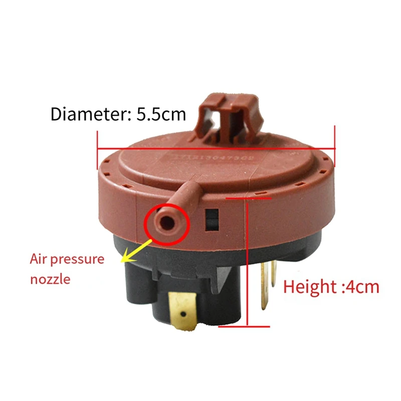 Washing Machine Water Level Sensor Switch 250VAC KS-2 1-6 2A Drum Washer Water Level Pressure Control Switch Parts