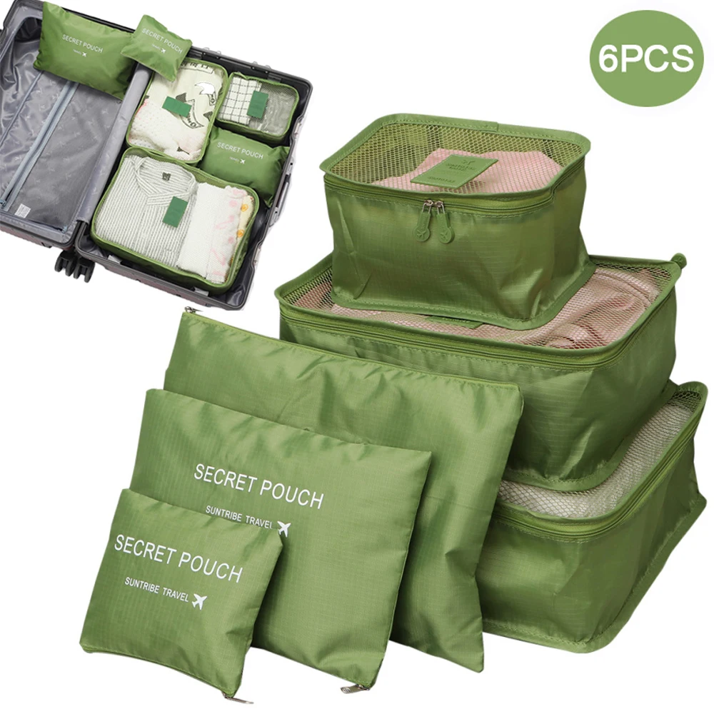 Travel Set Storage Bag Waterproof Packing Suitcase Underwear Shoes