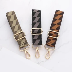 Bag Handle Bag Strap for Women Removable DIY Shoulder Rainbow Handbag Accessories Cross Body Messenger Nylon Bag Strap Fashion
