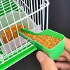 1pc EasyClean Bird Feeder, ABS Plastic Pet Food Scoop, No-Electricity Pet Feeding Spoon, Washable Pet Supplies for Bird Feeding 1
