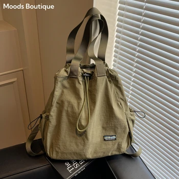 zaino donna borse da donna borse luxury firmate mini zaino donna borsa zaino donna Zaini moda multifunzionali per donna Zaino da viaggio con secchiello con coulisse in nylon di grande capacità