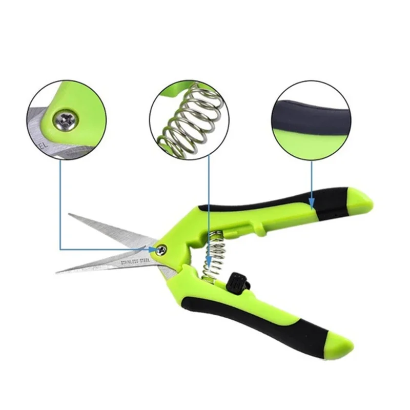 Stainless Steel Pruning Shears for Garden and Flowers
