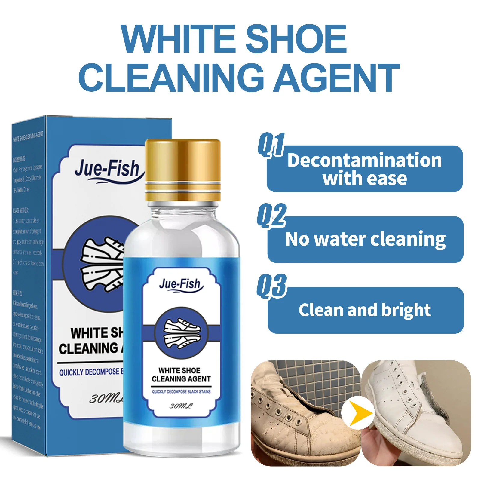 White Sneaker Cleaner Remove Yellow Edge Stains Tennis Shoe Cleaner Kit for  Leather Canvas Nubuck Sneakers Cleaning Product - AliExpress