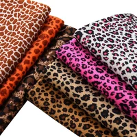 Cheap Sewing Tiger Fabric Leopard Print Plush Fabric For DIY Pets’ Clothes And Sofa Cover Toys Material Accessories TJ1226
