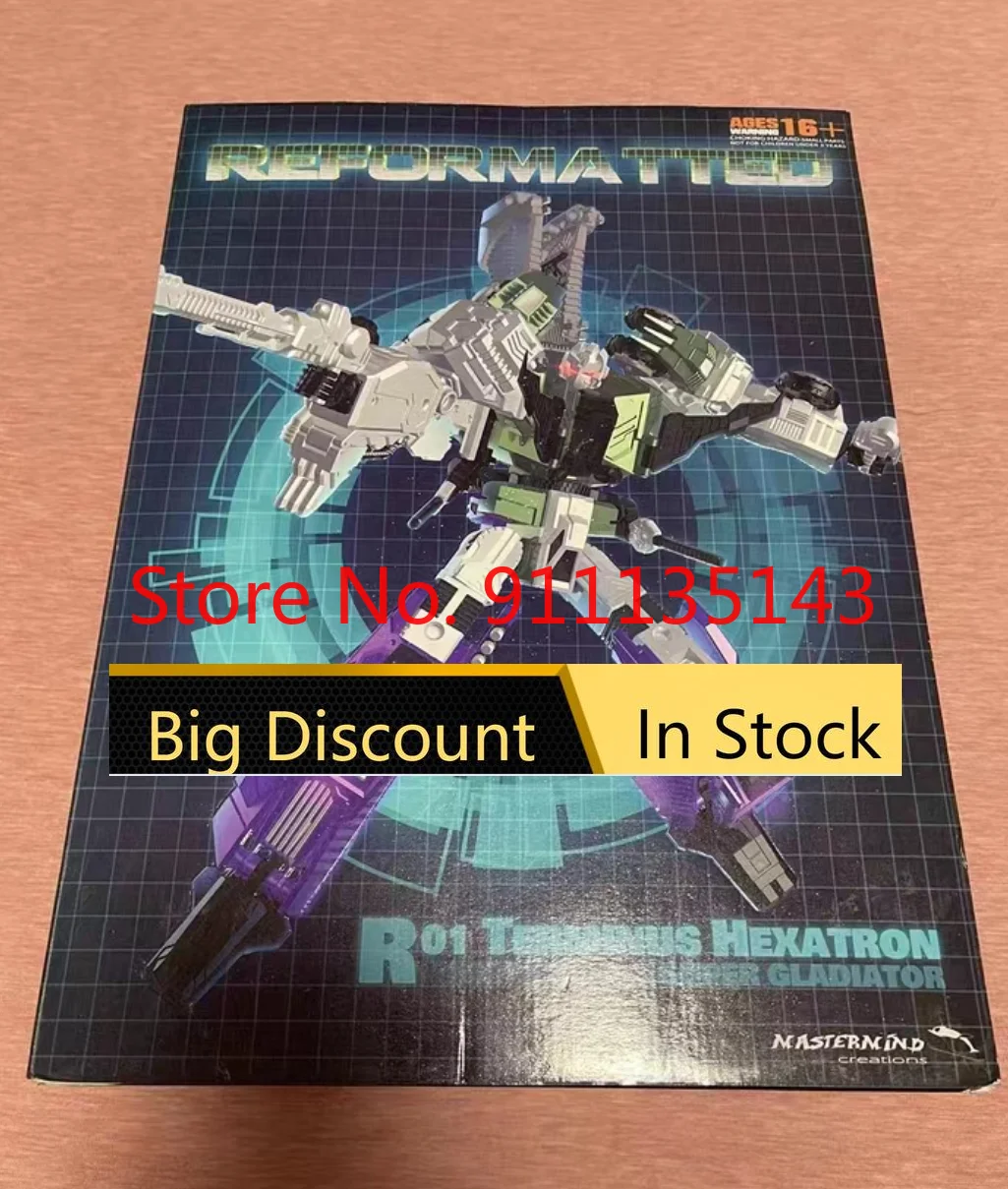 アニメ/ゲーム Mastermind Creations R01 TERMINUS HEXATR Reformatted R-01 Terminus Hexatron