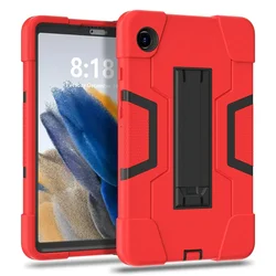 Durable Kids Tablet Case for Samsung Galaxy Tab A9 (8.7, 2023) (Red and Black)