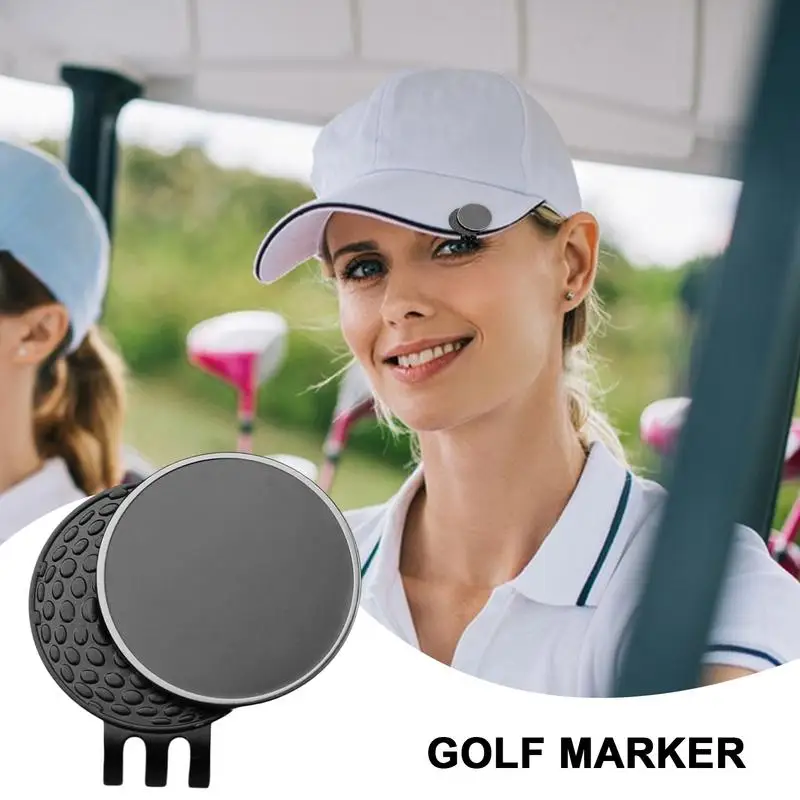 Magnet Ball Marker For Golf Ball Marker Magnetic For Golf Sport Outdoor Sports Equipment Belt And Pocket Clip-On