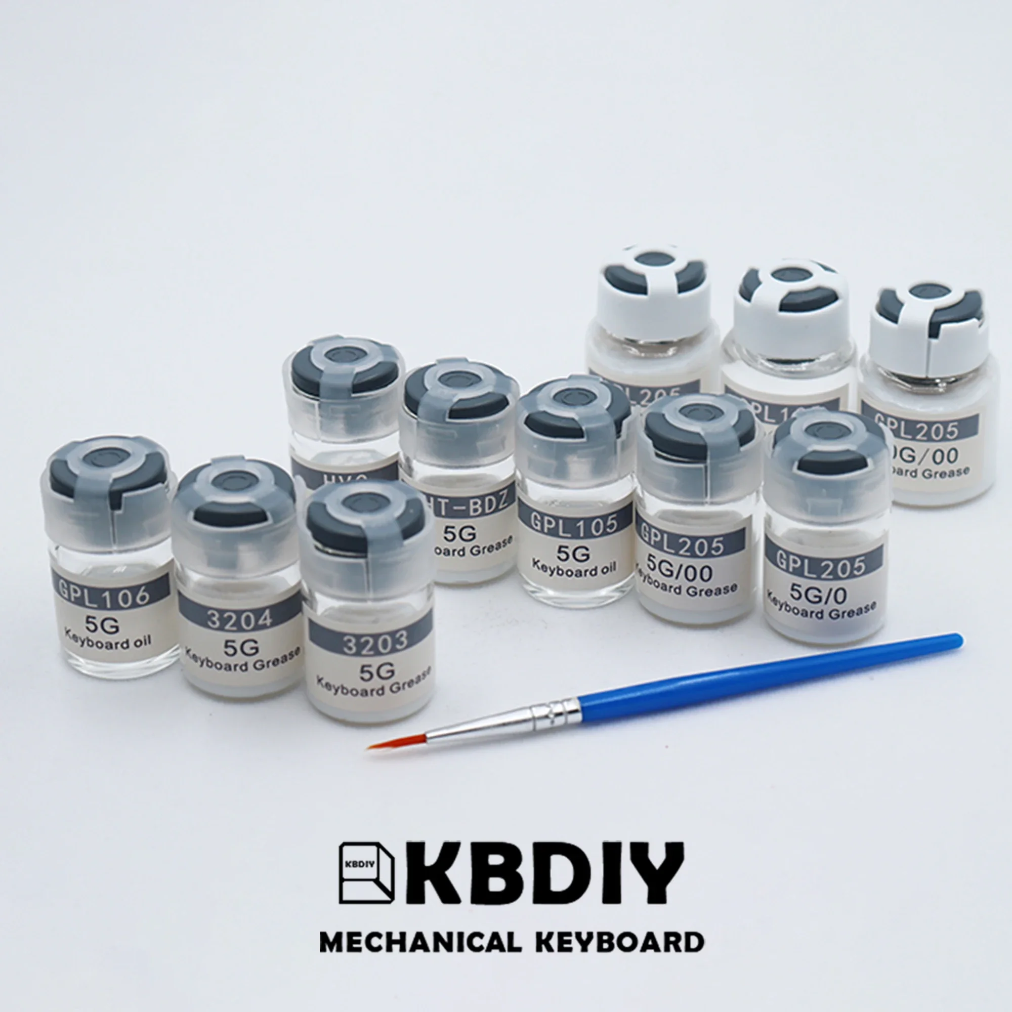 KBDiy 키보드 스위치 윤활 윤활 키트, 윤활유 오일 안정기, GPL 205g0 105 205 G0 G00 xht bdz 3203 3204