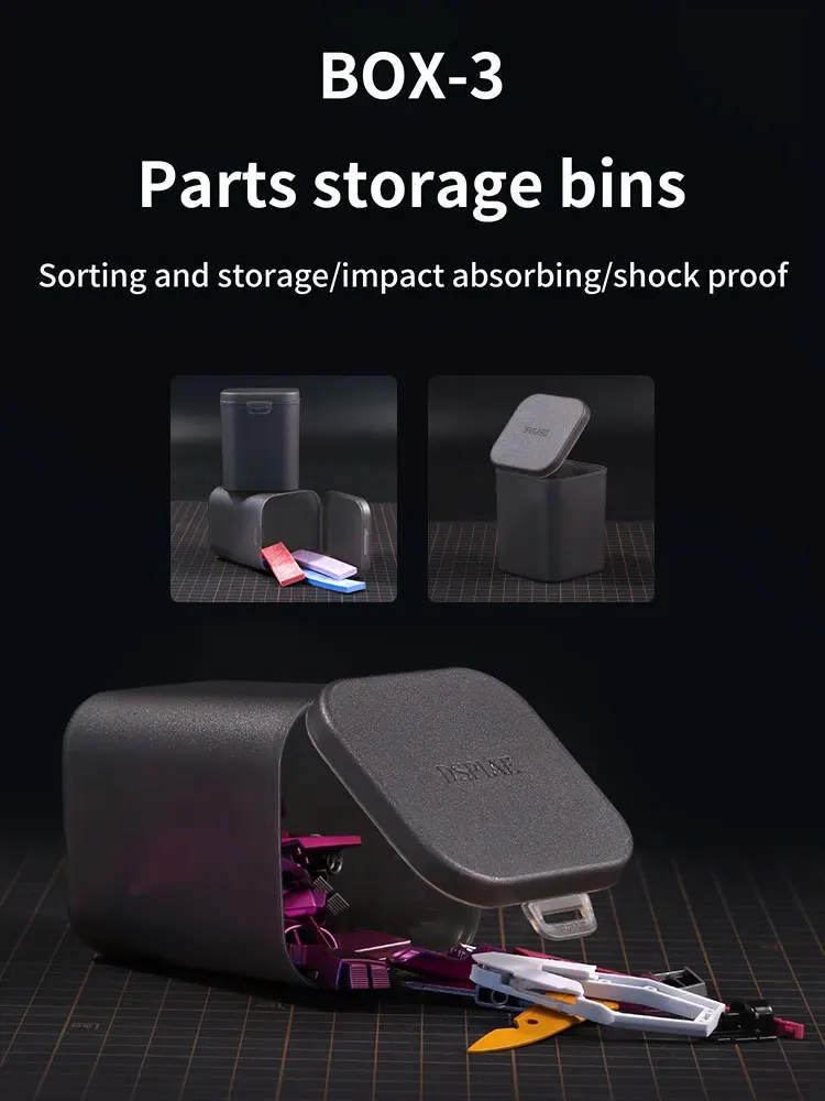 DSPIAE Model Parts Tool Multi Specification BOX Tool Box Storage Box Storage Can