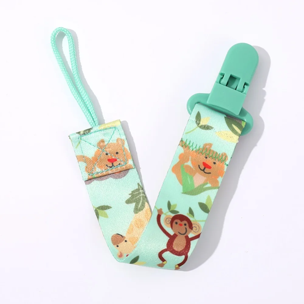 Polyester Pacifier Clips Adjustable Strap for Baby
