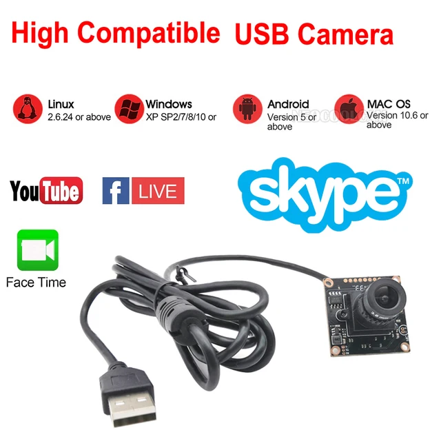 NEOCoolcam 30fps HD 4MP 2560x1440 USB Camera Module With Microphone Video Webcam MJPEG YUY2 PCB Board UVC Plug And Play 2