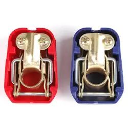 A Pair Positive & Negative Electrode Quick Release Battery Accessories Lift Terminals Car Clamps Connector Car Off G4o2