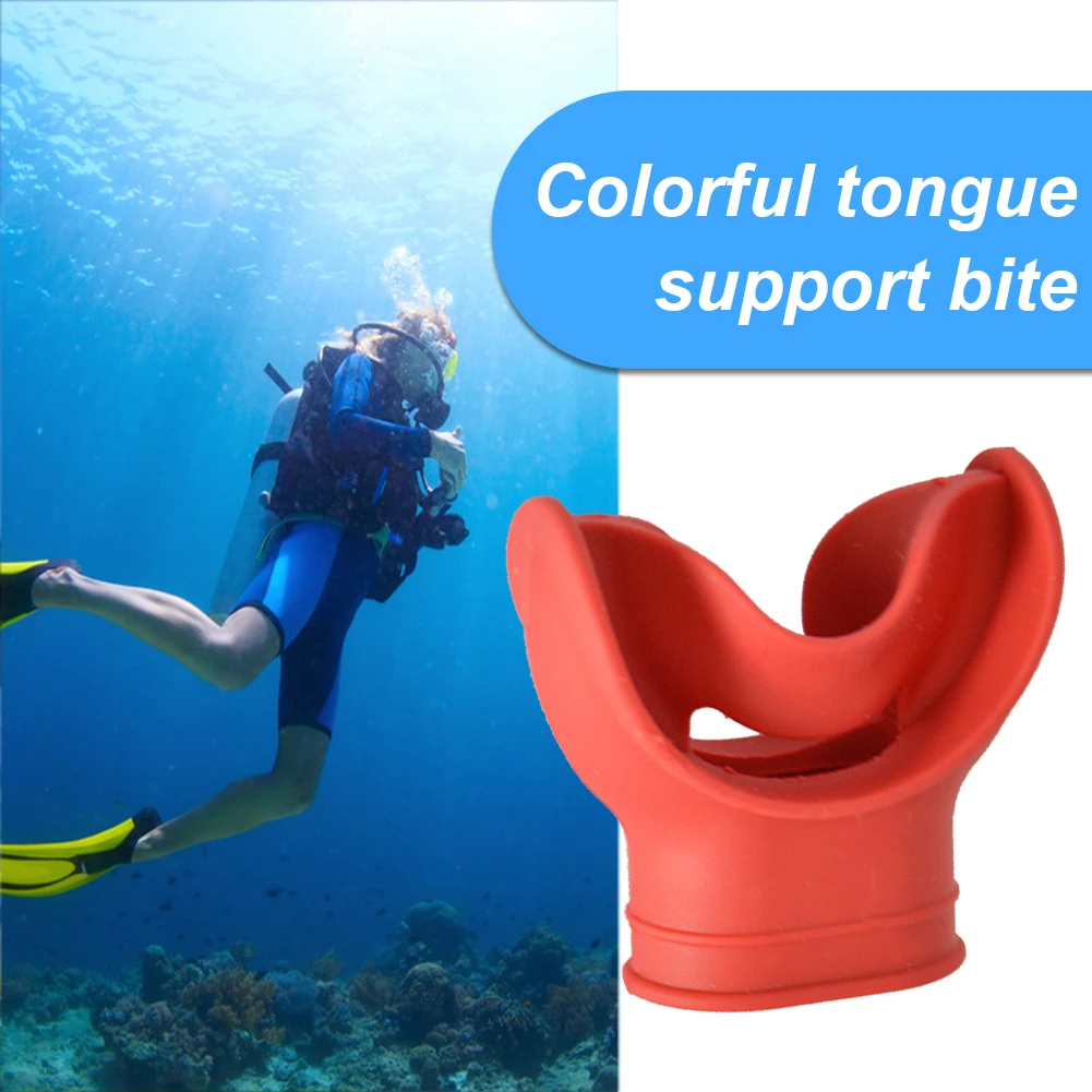 Silicone Diving Mouthpieces Lightweight Snorkel Regulator Portable Comfortable Replacement Soft Underwater Breathing Accessories