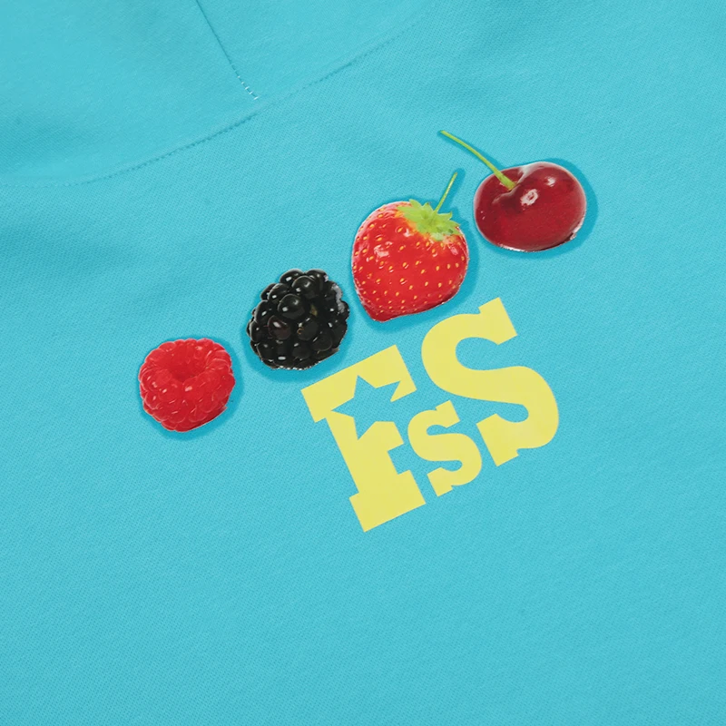 UPRAKF Y2K Hoodie Fruit Graphic Letter Printing Pullovers High Quality Casual Oversize Streetwear Cotton Fashion Pocket Casual