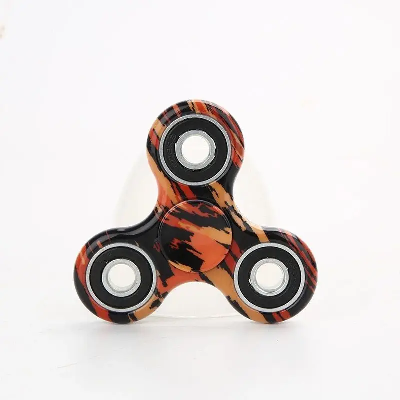 Vibrant Rainbow Anti-Anxiety Fidget Spinner Toy for Stress Relief and Focus