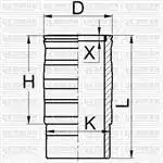 

130,00-MM cylinder shirt + ORING MM P-G