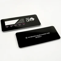 UV Test Sensor UV Test Strips UV Card Indicator UV Tester for Sunglass Durable Radiometer Light Meter 2