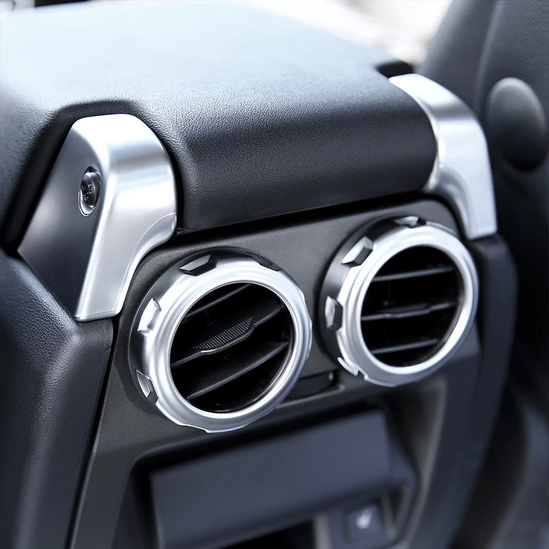 Für Land Rover Discovery 4, Handlaufbox, hintere Klimaanlage, Ausgang, dekorativer Ring, zentrale Steuerung, Lautstärkeregelung, Ring 09–2016 – Detail 4