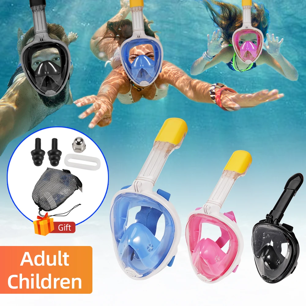 Diving mask Free diving surface mirror high definition anti-fog lens  snorkeling mask equipment - AliExpress