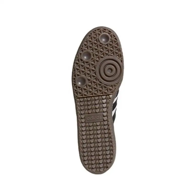 Adidas Originals Samba Men's and Women's Skateboarding Shoes Wear Resistant Low Cut Board Shoes Anti Slip Comfortable White skateboarding shoes