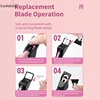U-shaped French False Nail Scissors Acrylic Nail Clipper Adjustable Nail Tip Cutter Trimmer Manicure with Sizer Precise Cutting 6