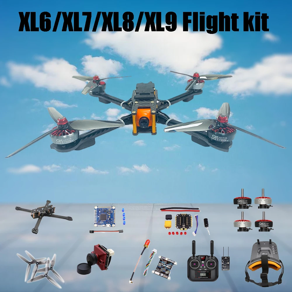 

quadcopter XL6 XL7 XL8 XL9 3k carbon fiber board drone fpv traversal kit for fpv racing