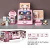 Play House Toy Mini Food Simulation Supermarket Can Scan Multi Function Sound Light Cash Register Xmas Birthday Toy Holiday Gift 6