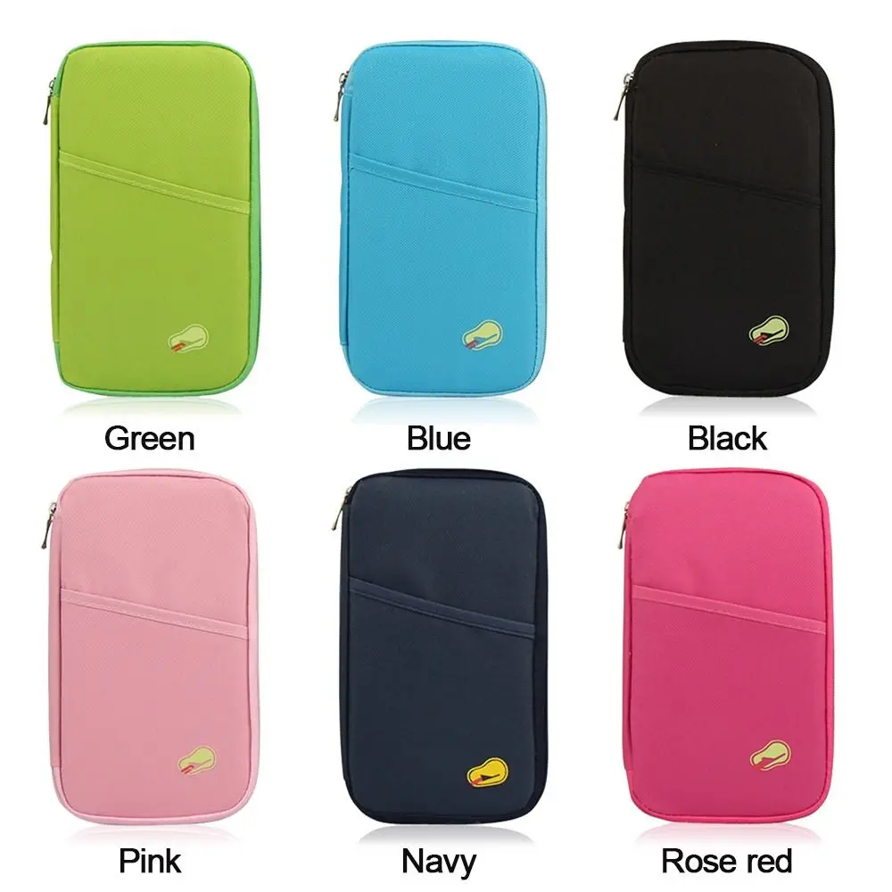 Travel Accessories Zipped Case Purse Wallet Bag Travel Organiser Credit Card Storage Passport Document Tickets Holder travel bags