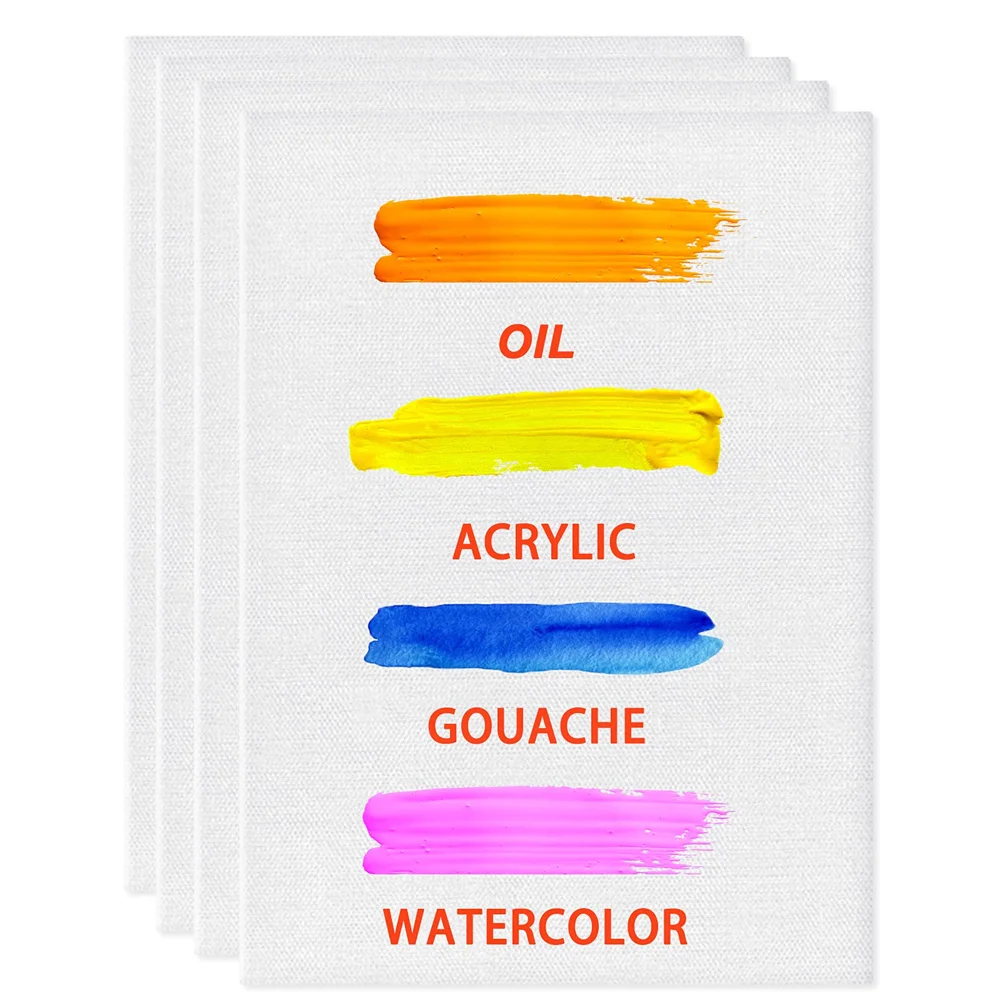 10pcs Mini Artists Canvas Art Drawing Board Blank Canvas Painting Frame Acrylic Oil Paint DIY Craft Supply school accessories