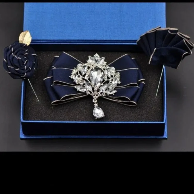 

Новый британский галстук-бабочка для мужчин высококачественные деловые банкетные Свадебные аксессуары роскошные галстуки-бабочки ручной работы набор карманных полотенец