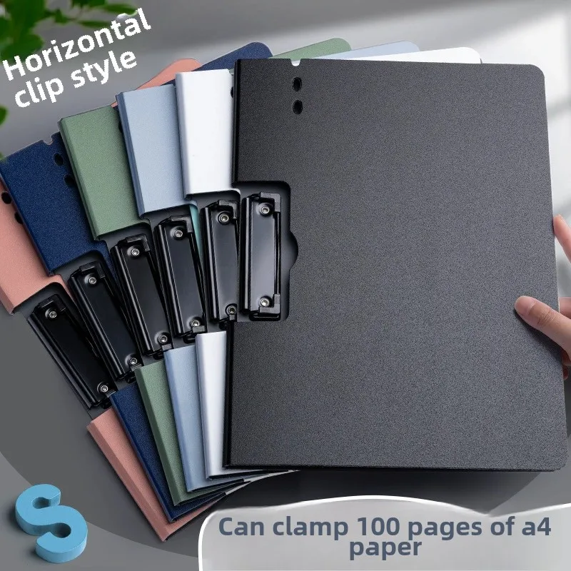 A4 File Folders, Documents Organizer, Clipboard with Cover, Paper Folder for Business & School, Stationery & Office Supplies