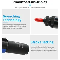 Pneumatic Riveter Automatic Rivet Nut Gun RL-6312 Industrial Hydraulic Quick Riveting Nut Tool M3 M4 M5 M6 M8 M10 M12 2