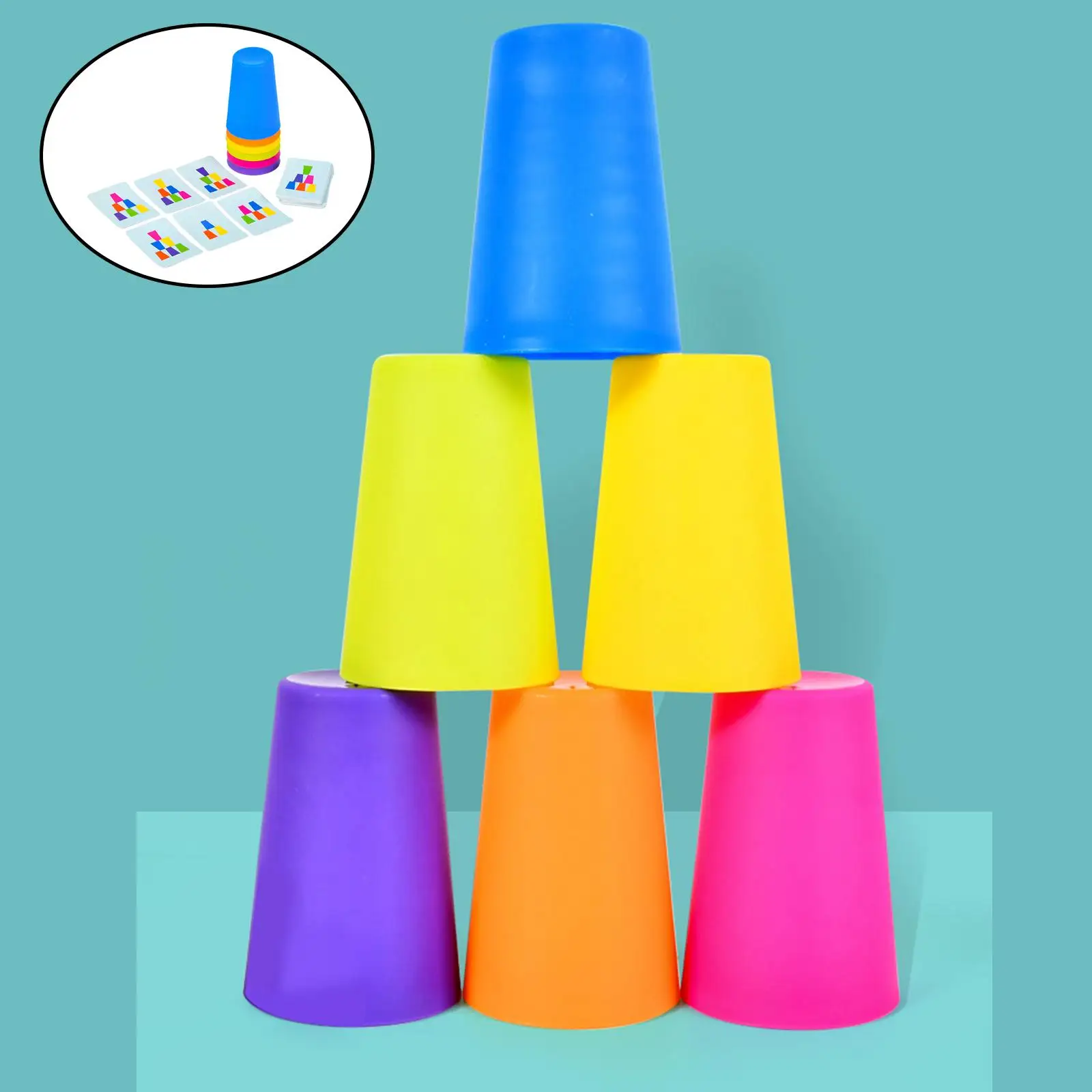 Baby Stacking Toy Educational Baby Toys Interaction for Boy for Teens Adults