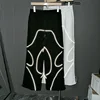Night Club Reflective Strip Straight Loose Pants Men Women Drawstring Stretch Waist Ankle Binding Pants Four Seasons Sweatpants 2