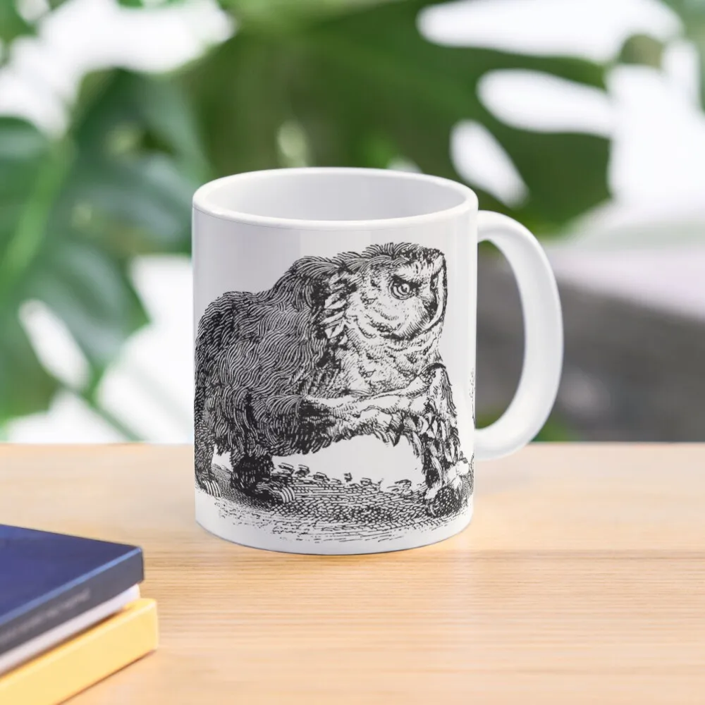 

Medieval Owlbear Coffee Mug Espresso Cups Porcelain Mug