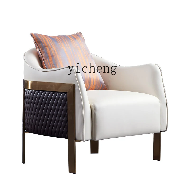 

XL Designer Light Luxury Post-Modern Model Room Living Room Single-Seat Sofa Chair