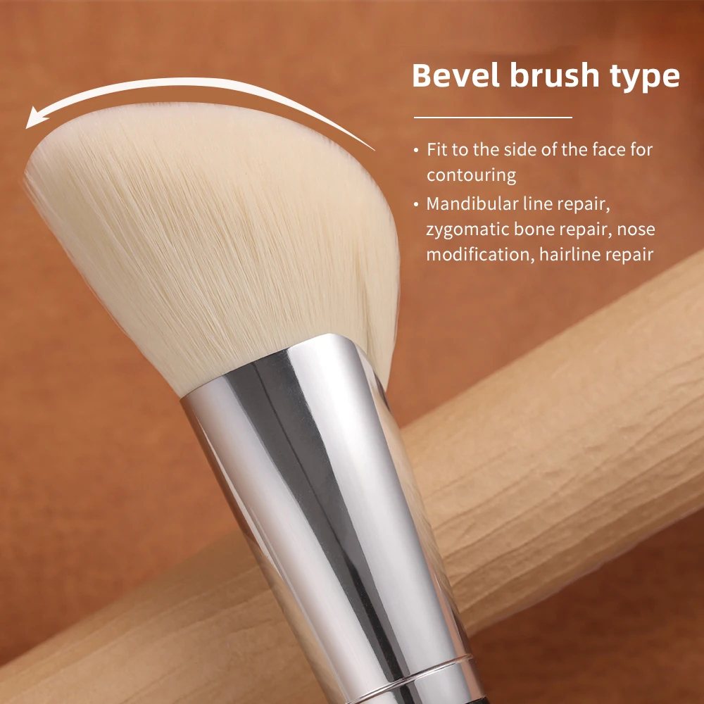 Makeup Brush makeup brush set makeup brush makeup tool set makeup tool OVW 1PCS Angled Contour Brush Face Cheek Overall Setting Brush Makeup Contour of Powder Cosmetic Beauty