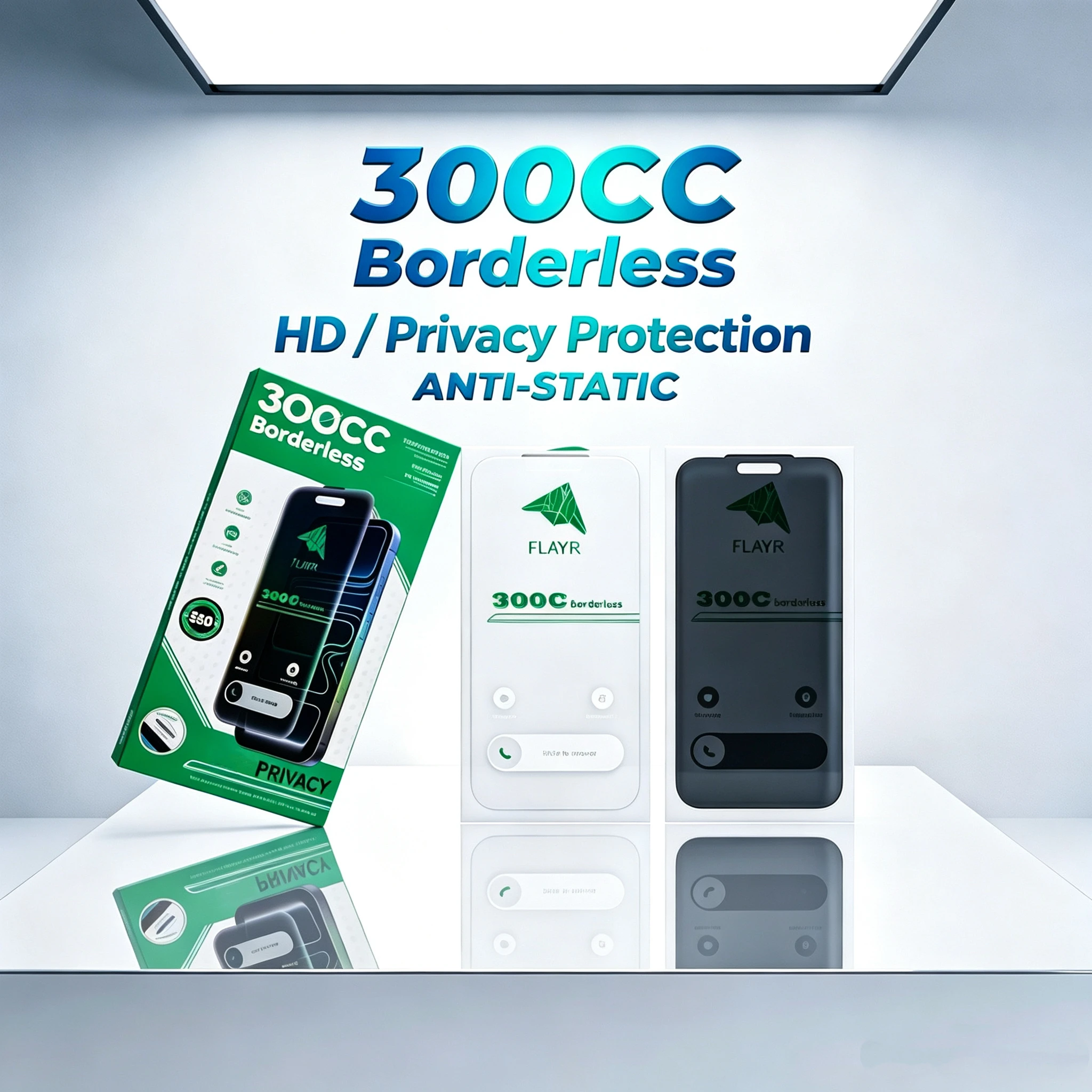 Premium AR Tempered Glass Screen Protector - 2 Pack