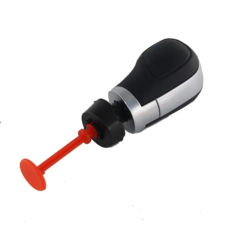 폭스바겐 투아렉 2 II MK2 7P 2010-2018 아틀라스 테라몬트 2018-2021 DSG 자동 변속기용 가죽 기어 변속 노브 레버 기어박스 시프터 핸들