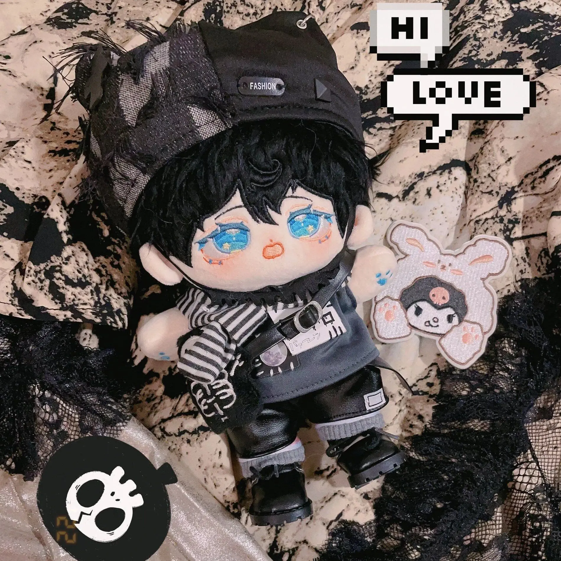 

20CM Animal Monster Beast Ears Tail Dolls Cosplay Plush Stuffed Doll Change Clothes Dress Up Cotton Pillow Christmas Gift