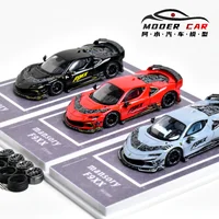 MJ 1:64 Mansory SF90 F9XX  Spider Diecast Model Car 1