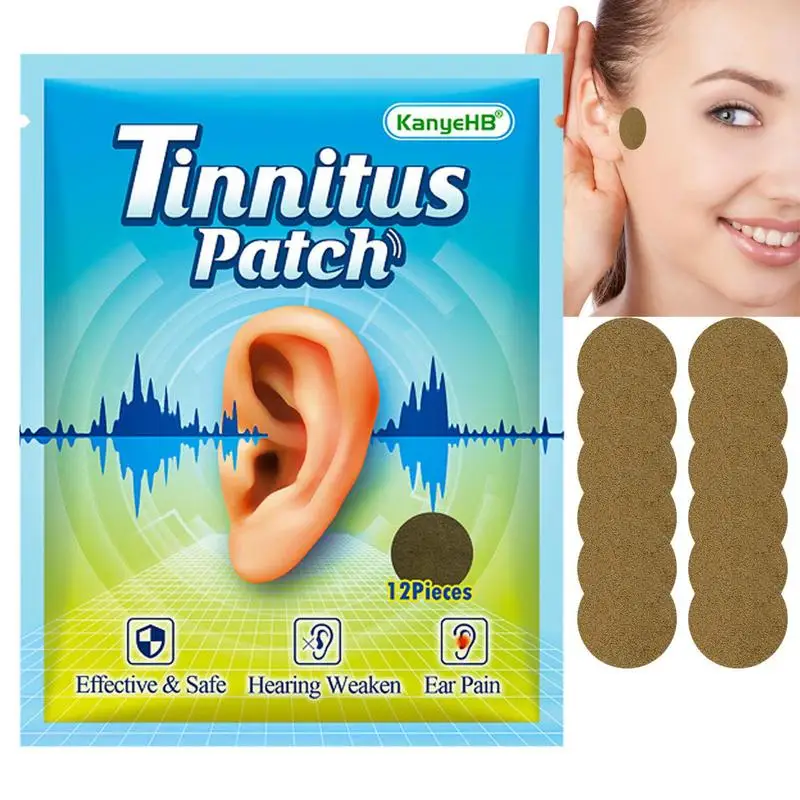 

Natural Ear Tinnitus Treatments Patch Herbal Ringing Buzzing Relief Plaster Headache Hearing Loss Stickers Chinese Medicine