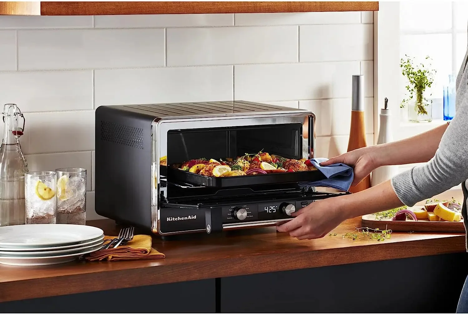 BALMUDA-Steam Oven Toaster, 5 Cooking Modes, Sandwich Bread, Artisan Bread