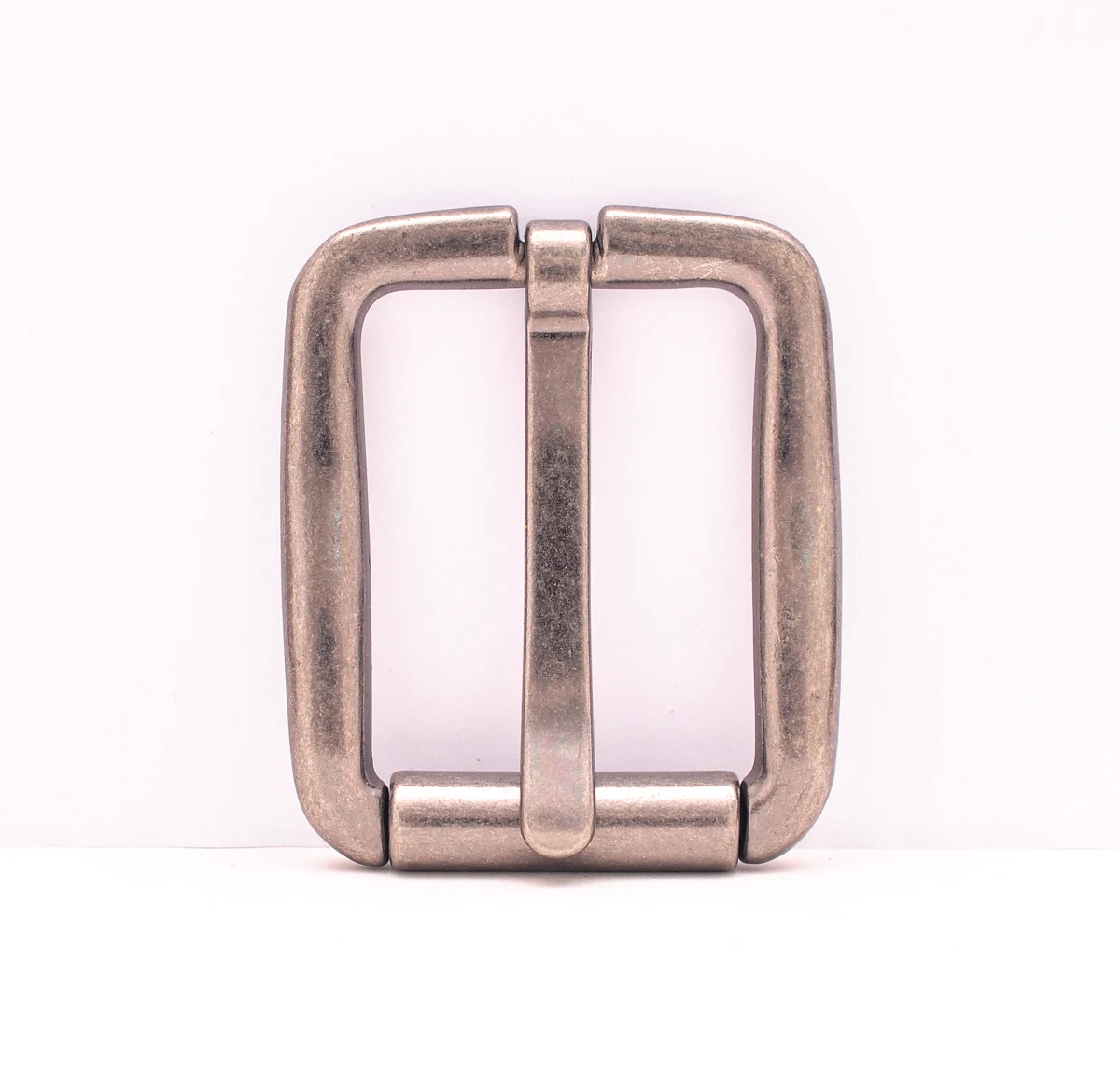 1-1/2 "Qualität starkes Metall solide antike Siliver Männer Pin End Bar Schnalle Leder Craft Jeans Gürtels chnalle fit 39mm – Detail 1
