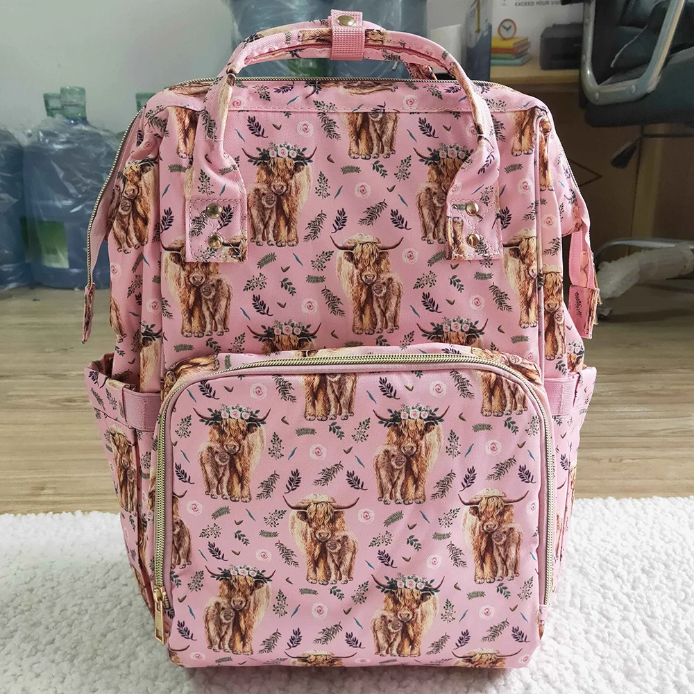 Rts Wholesale Mommy Bag Baby Girls Backpack Cowboy Print High Volume  Boutique Kids Casual Children Bags Zipper Hasp Backpack New - Diaper Bags -  AliExpress