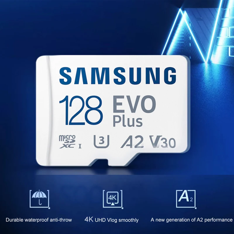 Samsung MicroSD 512GB 256GB 128GB 64GB Memory Card EVO Plus U3 V30
