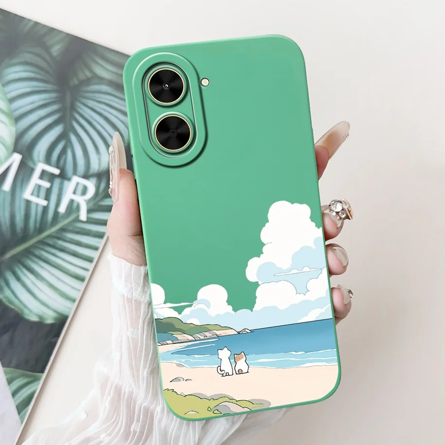 Lovely Avocado Cartoon Soft Silicone Bumper Phone Case