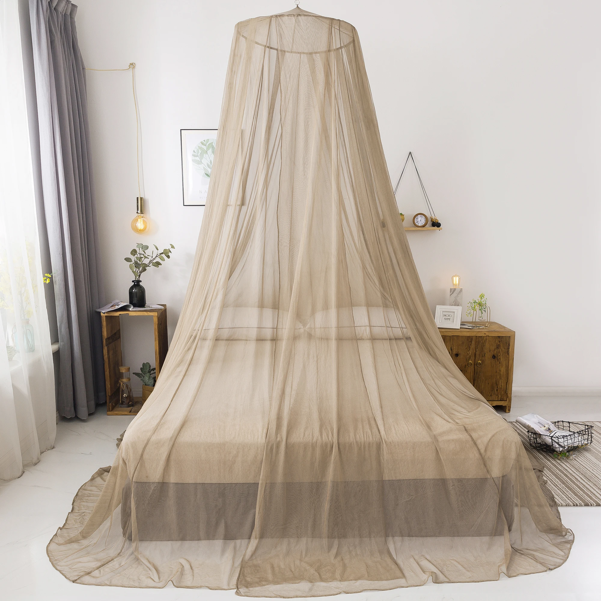 High Protection Silver Fiber Tulle Mesh Electromagnetic hypersensitivity Mosquito net, EMF Shielding Faraday Bed Canopy 6