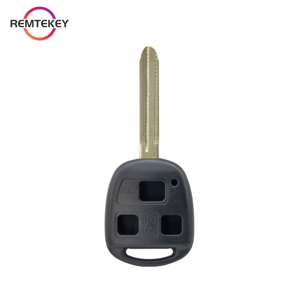 REMTEKEY Uncut Blade Remote Entry Car Key Case Fob Shell For Lexus RX300 ES300 LS400 GX460 For Toyota Corolla Land Cruiser