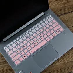 Premium 14 Silicone Laptop Keyboard Cover (GradualPink)